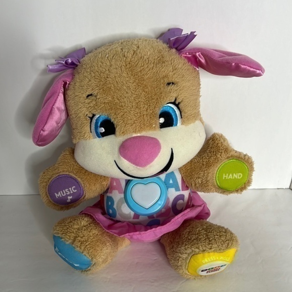 FISHER PRICE LAUGH & LEARN PUPPY PLUSH TOY SMART STAGE INTERACTIVE EDUCATIONAL
